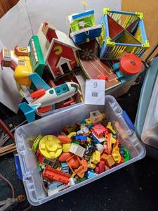 lot 9 image: ...and Another Big Lot of Vintage Playskool & Fisher Price Toys