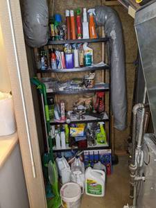 lot 623 image: Shelf LOADED with Cleaning Products