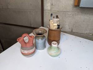 lot 635 image: Quartet of Ceramic Vases