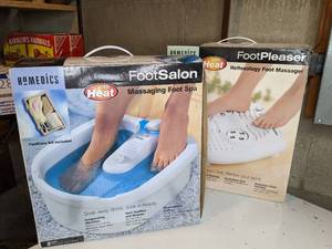 lot 638 image: Boxed Homedics Foot Spa and Foot Massagers
