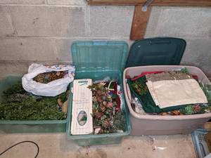 lot 647 image: Three Totes of Christmas Decorations