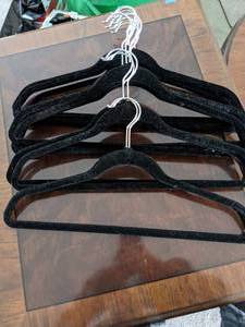lot 285 image: Fifteen Velvet Hangers