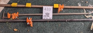 lot 433 image: Three Pipe Clamps