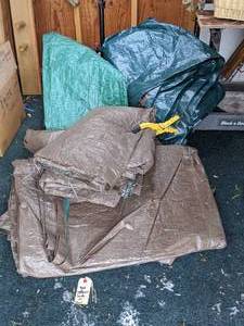 lot 439 image: Five Tarps