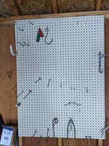 lot 440 image: 3 x 4 Pegboard