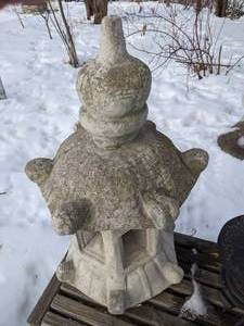 lot 455 image: 2ft Japanese Pagoda Buddah Temple Lawn Decor