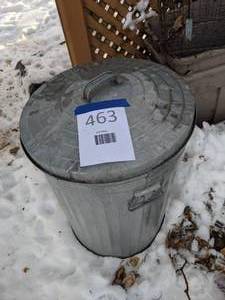 lot 463 image: Metal Garbage Can