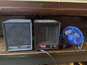 lot 711 image: Fan and Two Small Heaters