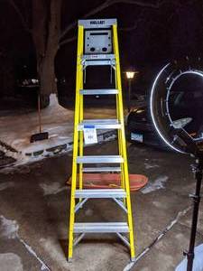 lot 479 image: 7 Foot Fiberglass Ladder