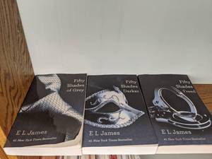 lot 299 image: 50 Shades Paperback Book Set