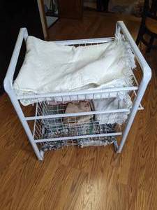 lot 291 image: Wire Storage Shelf with Contents