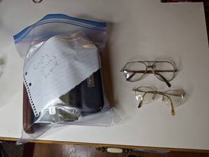 lot 292 image: Two Pairs of Vintage Eyeglasses & Nine Cases