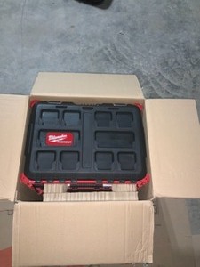 lot 2 image: MILWAUKEE PACKOUT 22 in. Modular Tool Box Storage System NEW SEE PICS