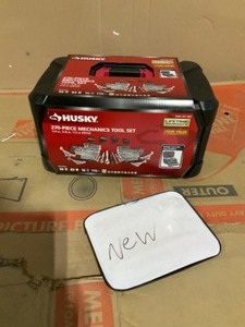 lot 9 image: HUSKY Mechanics Tool Set (270-Piece) NEW SEE PICS