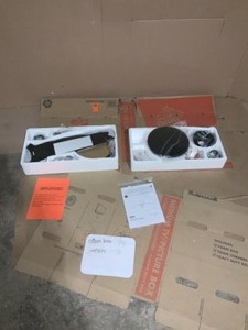 lot 24 image: FANIMATION GlideAire 52 in. IndoorOutdoor Black Ceiling Fan with Remote Control NEW SEE PICS