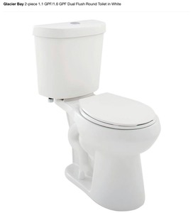 lot 25 image: ASSORTED GLACIER BAY COMPLETE TOILET AND EXTRA ACCESSORIES SEE PICS
