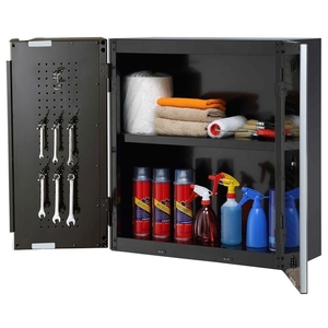 Husky 29 in. H x 28 in. W x 12 in. D Steel Garage Wall Cabinet