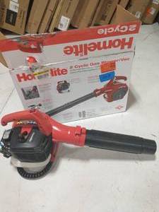 Homelite 150 MPH 400 CFM 26cc Gas Handheld Blower Vacuum
