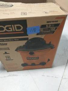 Ridgid 16 Gal. 5.0-Peak HP WetDry Shop Vacuum