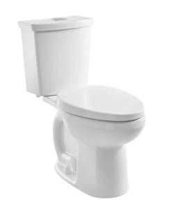 AMERICAN STANDARD Cadet Ultra Low Tall Height 2-Piece 0.921.28 GPF Dual Flush Right Elongated Toilet in White, Seat Included