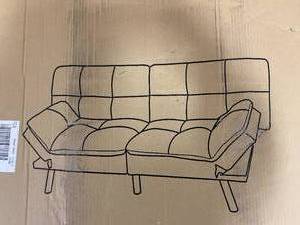 CHARME HOUSE BC-267 LBN Clic Clac Sofa Bed in Light Brown