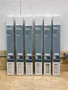 Lot of 6-  White Cordless 1 in. Vinyl Mini Blind - 32 in. W x 64 in. L