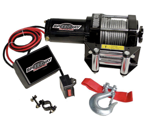 SPEEDWAY 3000 lb. 12-Volt Capacity Electric Winch