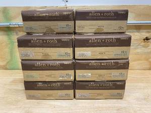ALLEN  ROTH Lot of 14-  12 Pack Pearl Ceramic Pencil Liner Tile (1-15-in x 6 in)