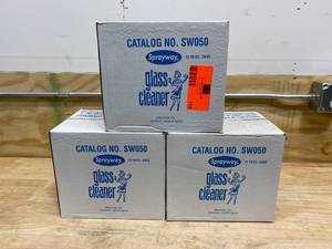 SPRAYWAY Lot of 3 Cases of-  Glass Cleaner - 19oz (12 Per Case)