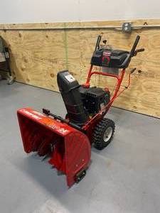 TROY-BILT 24 in. 208 cc Two-Stage Gas Snow Blower with Electric Start Self Propelled
