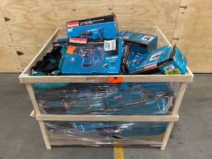 MAKITA- Crate of Various Used Items