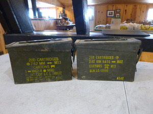 lot 46 image: 2 Ammo Boxes