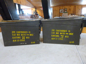 lot 47 image: 2 Ammo Boxes