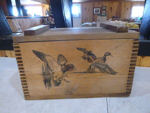 lot 48 image: The Classic Wooden Ammo Box by Evans