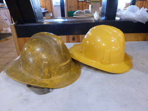 lot 78 image: 3 Firefighter Hard Hats