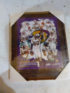 lot 82 image: 1998 Minnesota Vikings Purple Pride Plaque