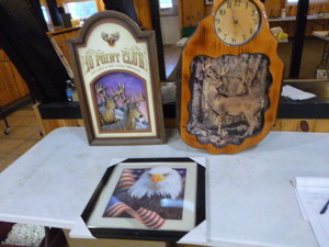 lot 97 image: 3 Wildlife Wall Hangings