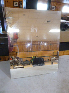 lot 101 image: Jesus Etched Mirror