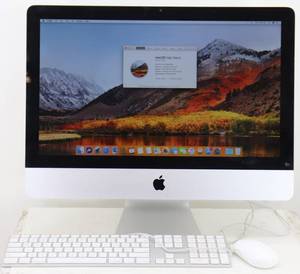 lot 7 image: 21.5 iMac, Keyboard & Mouse
