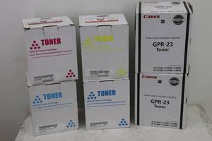 lot 23 image: Canon GPR 23 Toner Cartridges