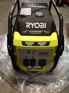 RYOBI 4000-Watt Gasoline Powered Digital Inverter Generator SEE PICS