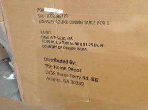 Home Decorators Collection Kingsley Round Dining Table