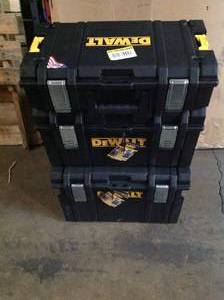 DEWALT TOOLS BOXES DIFFERENT SIZES SEE PICS
