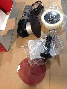 PORTER-CABLE 4.5 Amp Corded 6 in. Variable Speed Random Orbital Sander with Polishing Pad SEE PICS NOT USED