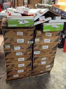 lot 11 image: Pallet with Lithonia Lightning 4 LED Troffers, and Wraps  see pictures