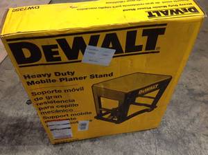 lot 14 image: Dewalt Mobile Thickness Planer Stand see pictures
