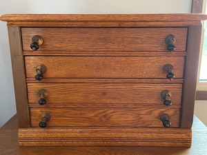 lot 118 image: JP Coats Spool Cabinet