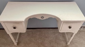lot 100 image: Antique White Desk