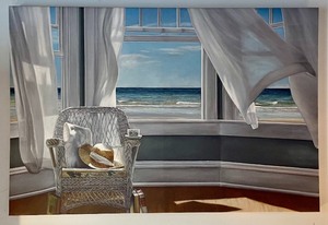 lot 106 image: Seaside Canvas Print