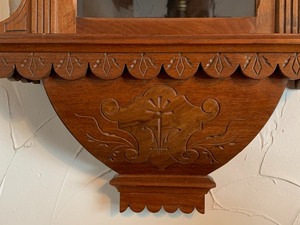 lot 9 image: Victorian 1880s Walnut Wall Clock